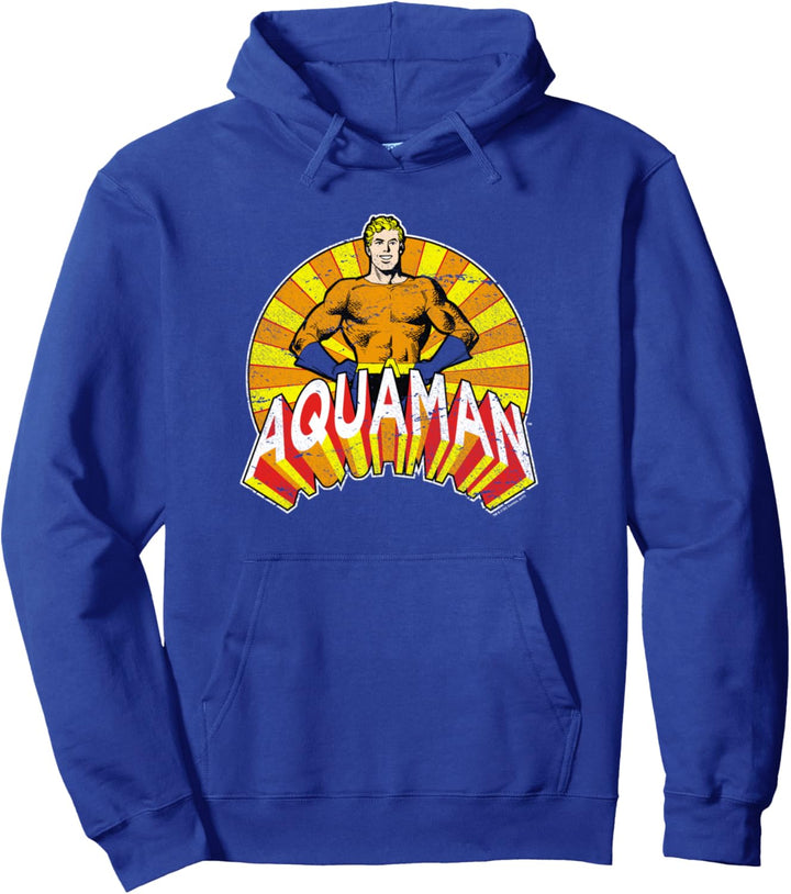 Aquaman Arms Akimbo Pullover Hoodie