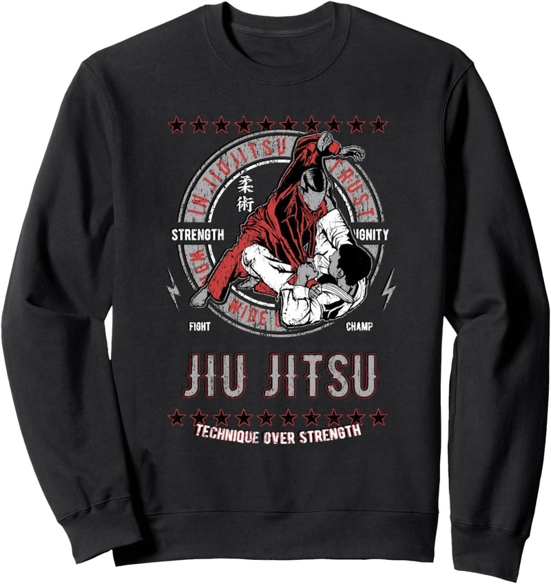 Jiu Jitsu Champ - Technik über Stärke Ju Jutsu BJJ Sweatshirt