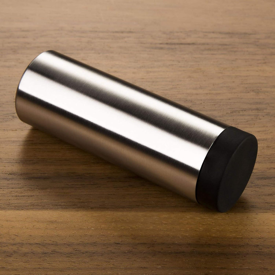 5 x SO-TECH® Türstopper TOPPER echt Edelstahl Ø 30 mm Wandabstand 87 mm Wandtürstopper 5 x Topper 90