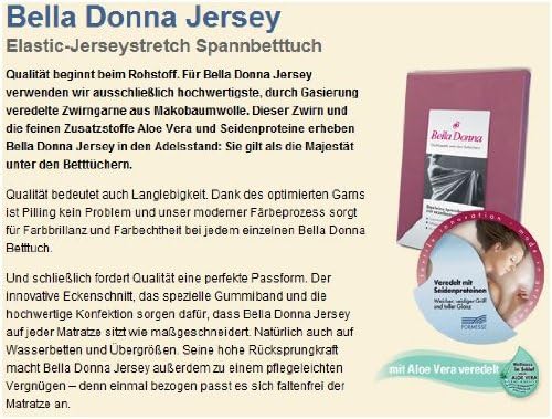Bella Donna Jersey 90/190-100/220 0705 - jaffa