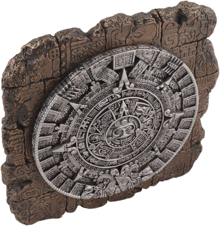 Wandrelief Aztekenkalender - bronziert by Veronese