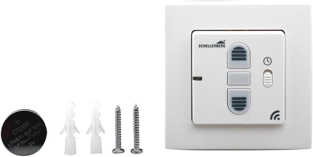 Schellenberg 20031 Smart-Home Funk Zeitschaltuhr Steuerung für Rolläden, Licht, Steckdosen und Marki