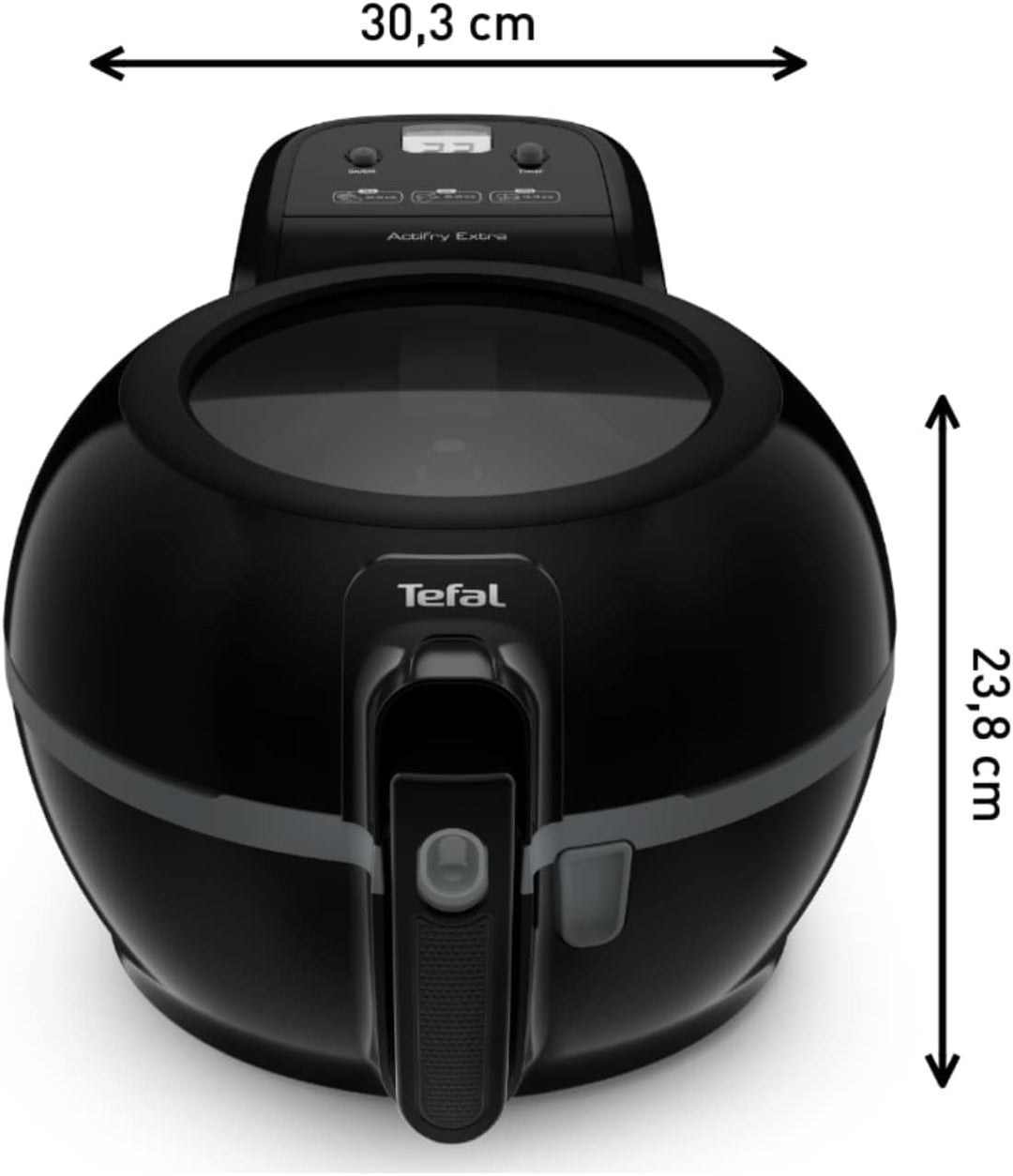 Tefal FZ7228 ActiFry Extra Heissluftfritteuse | AirFryer mit Rührarm, kein Schütteln | 1550 W | 1,2