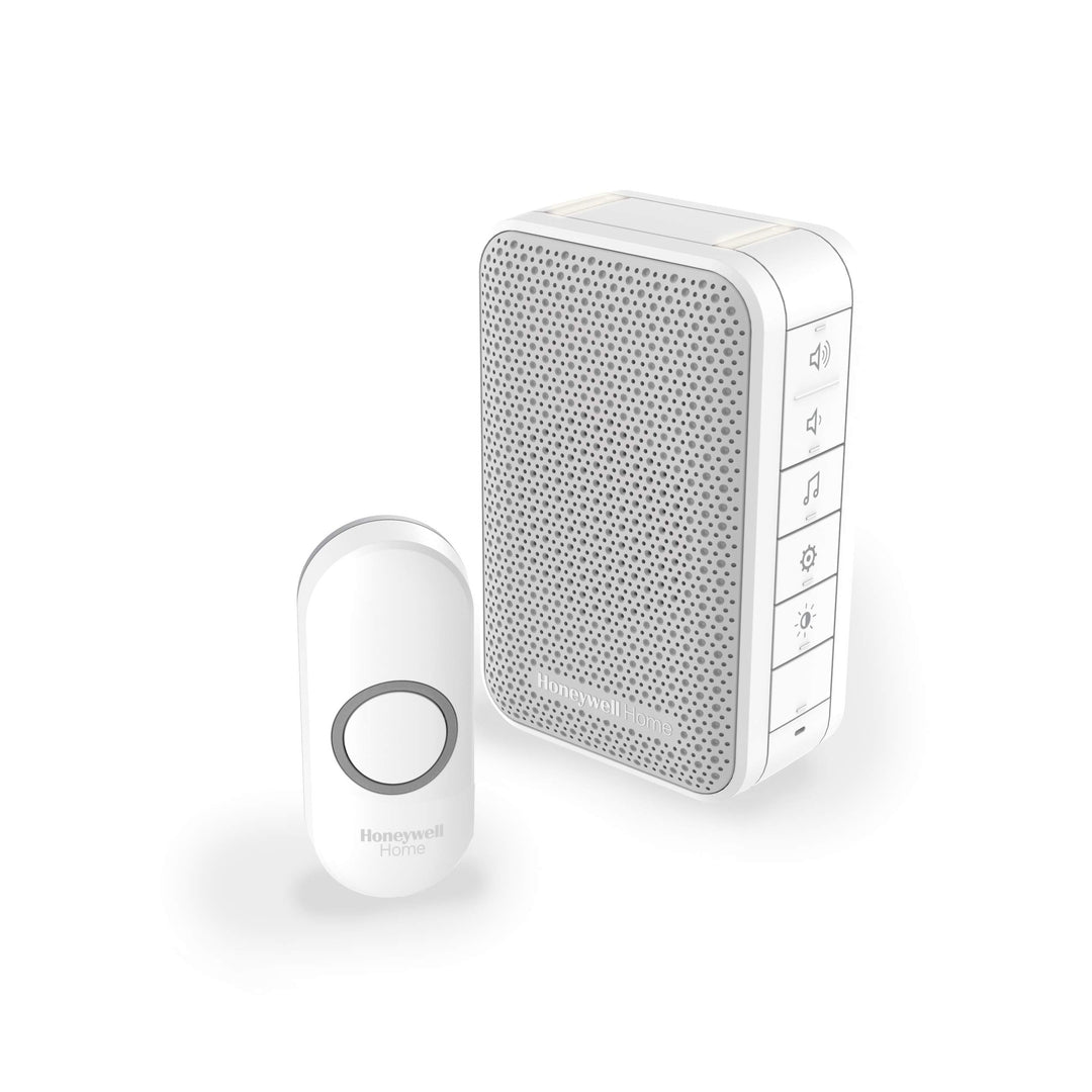 Honeywell Home DC313N Honeywell 3er Serie Türklingel 150m LED weiss Tragbar - Weiss - LED, Tragbar -