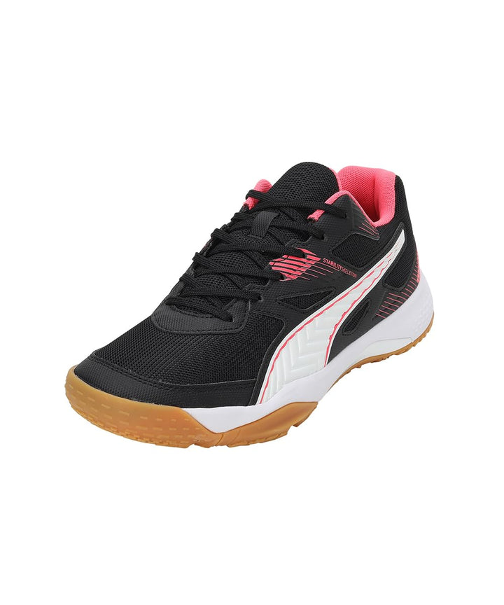 PUMA Unisex Solarflash Ii Hallenturnschuh 48 EU Puma Black Fire Orchid Puma White Gum, 48 EU Puma Bl