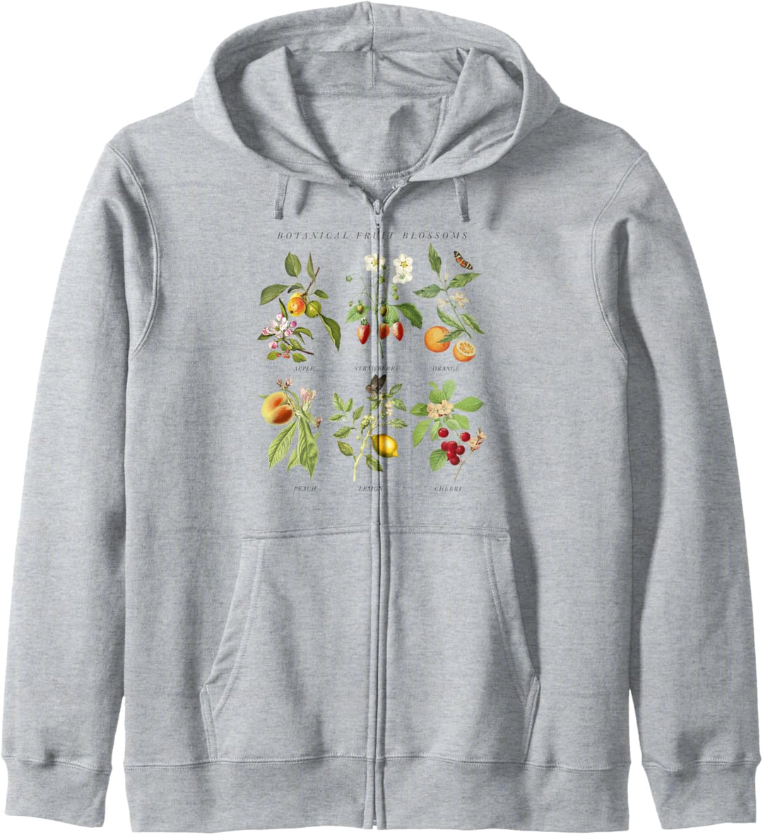 Trendy Fruit Blossom Chart Kapuzenjacke