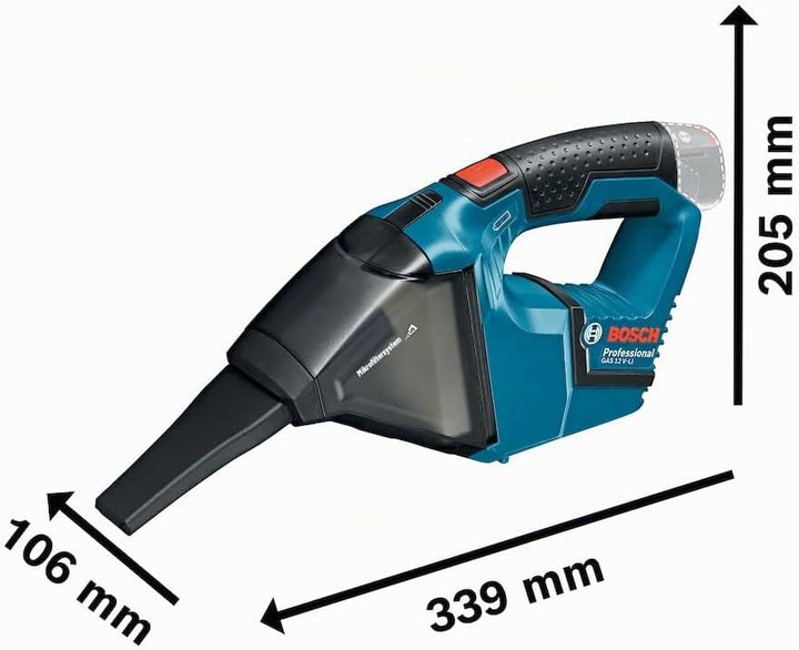 Bosch Professional 12V System Akku Staubsauger GAS 12V (0,35L Behältervolumen, 0,87kg, ohne Akkus un