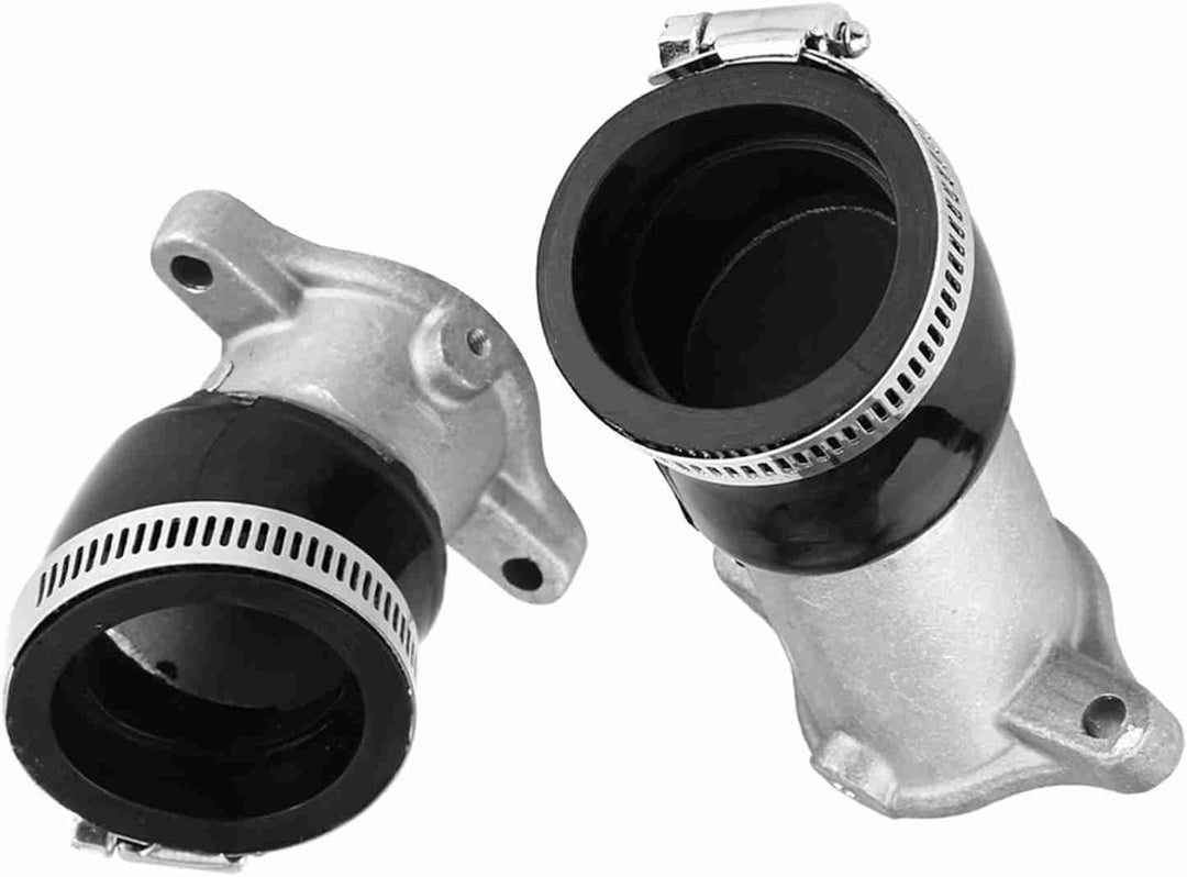 Ansaugkrümmer,Duokon Ansaugkrümmer Vergaser, 2PCS Aluminium Motor Ansaugkrümmer Vergaser Ansaugkrümm