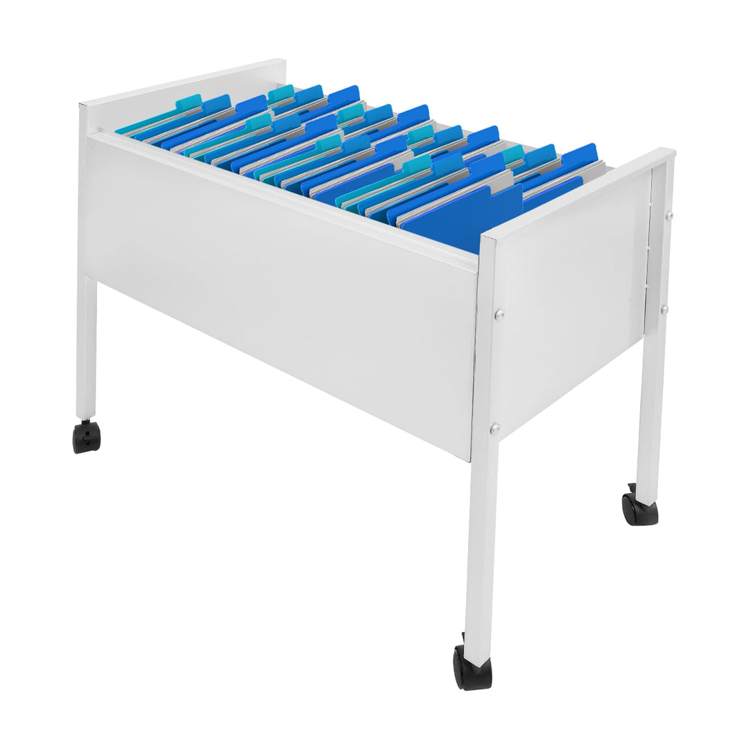 Hängemappenwagen Durable Rollbarer Aktenschrank mit Universalrollen Aktenordner Büroschrank für Büro