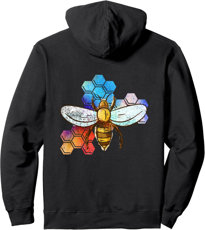 Imkerei Honigbiene Vintage Imker Naturalist Insect Pullover Hoodie