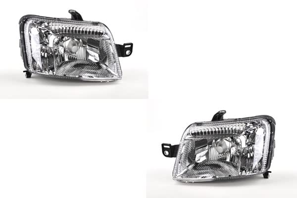 Johns, Scheinwerfer Satz passend für Fiat Panda Scheinwerfer (169) 08/09- H4 Set links & rechts