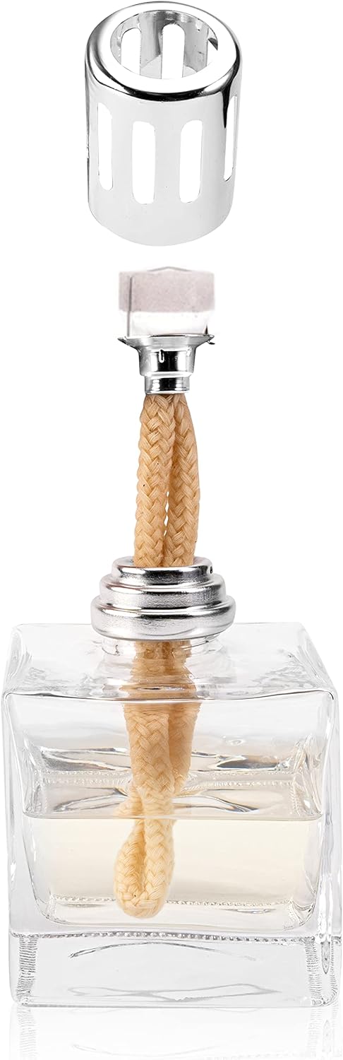 KAZIS® I Katalytische Lampe Cube I Duftlampe I transparent Würfel