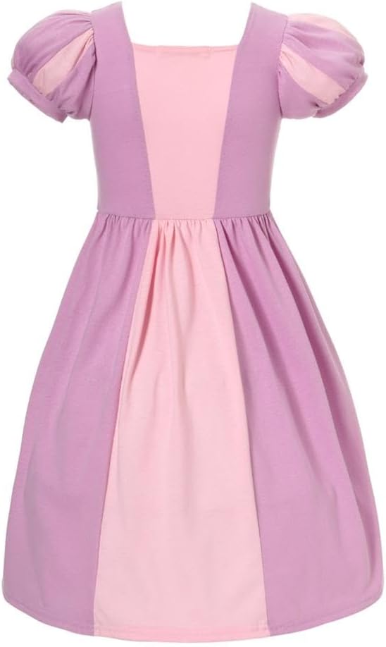Lito Angels Prinzessin Kleid Kostüm Verkleidung mit Zubehör für Kinder Mädchen, Rapunzel Schneewittc