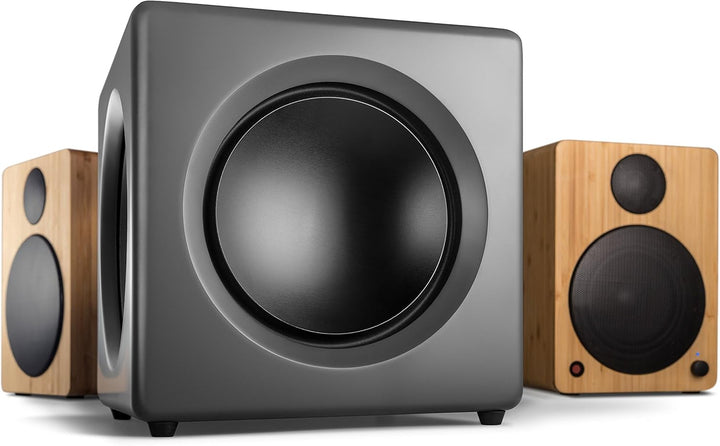 Wavemaster 66400 Fusion - Aktiver Subwoofer (125 Watt) mit eingebautem Class-D-Verstärker, universel