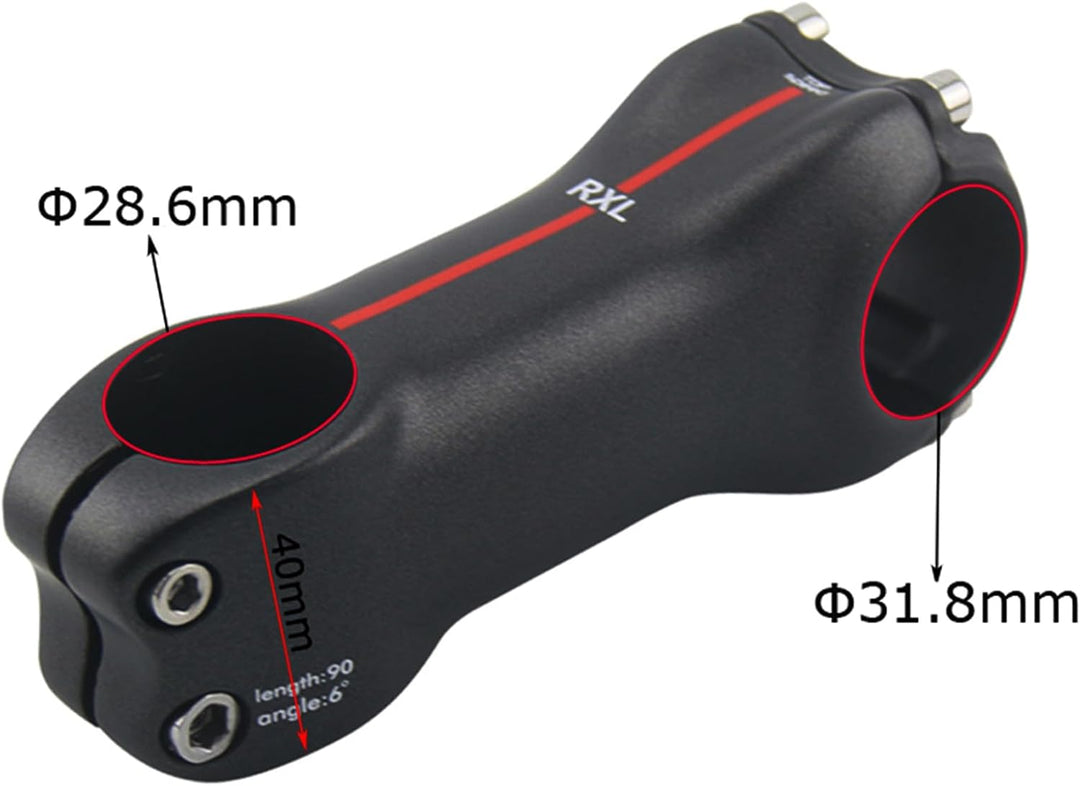 RXL SL Carbonfaser rennrad vorbau Ø 31.8, Carbon vorbau rennrad 6/17grad 70/80/90/100/110/120/130mm