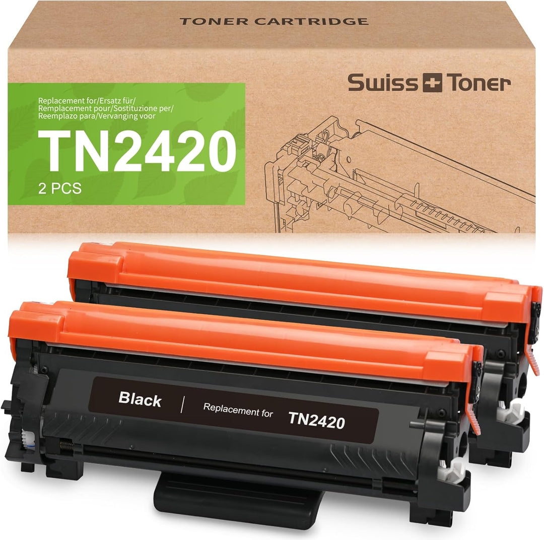 swiss toner TN2420 Tonerkartuschen Kompatibel für TN2420 Toner Brother TN2410 für Toner Brother MFC