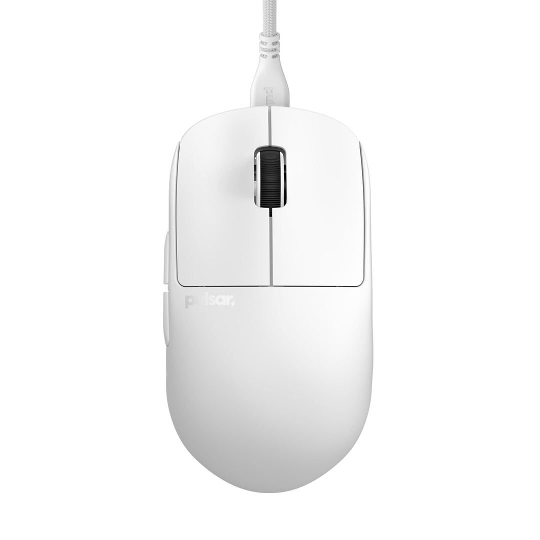 Pulsar Gaming Gears X2H Kabel-Gaming-Maus, Mittel, Weiss | Ultraleicht 1.8 oz (51g), Symmetrisch, Op