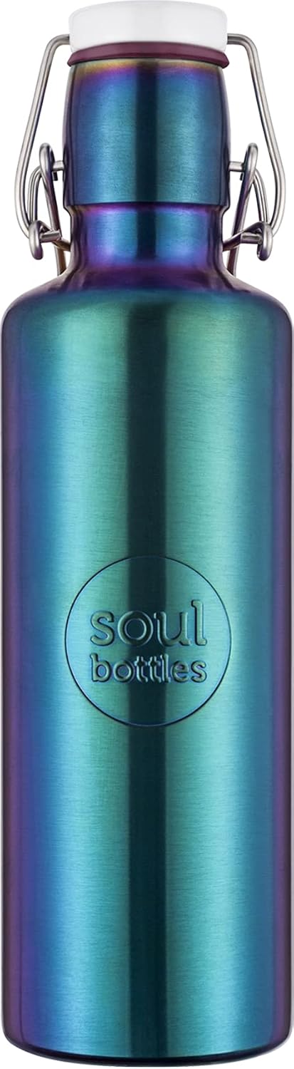soulbottles Steel 0,6l • Trinkflasche aus Edelstahl • plastikfrei, nachhaltig, vegan 600ml Utopia, 6