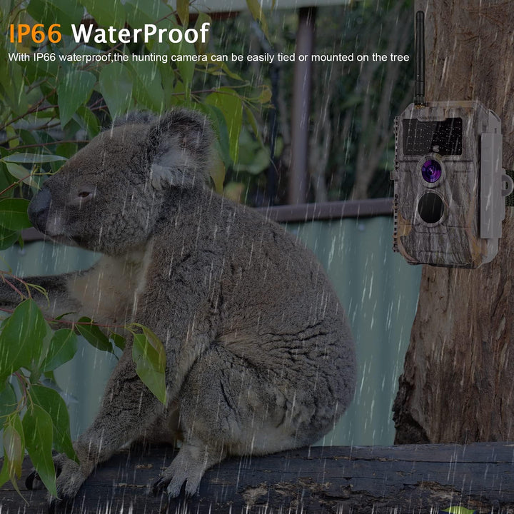 BlazeVideo WLAN Wildkamera Fotofalle WiFi Beutekamera Wildtier Jagdkamera Überwachungskamera 32MP 23