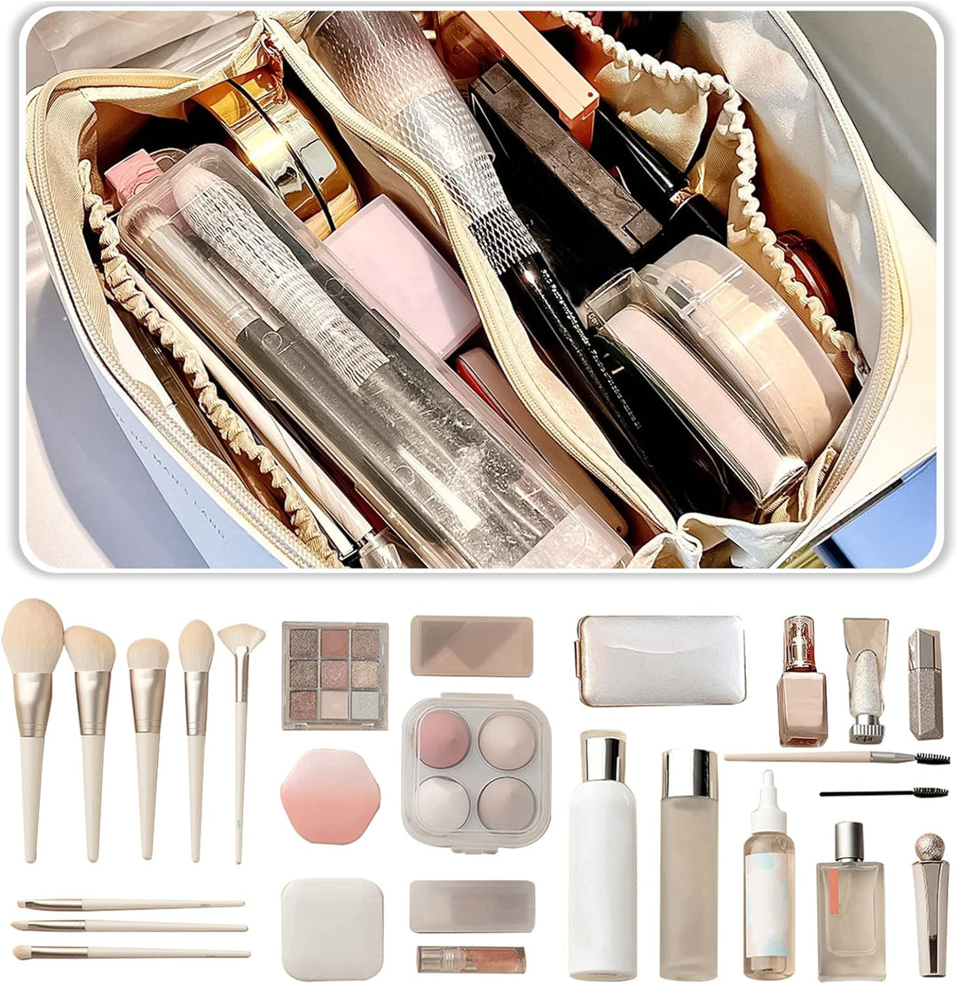 CORIOS Kulturtasche für Frauen Tragbare Kosmetiktasche Wasserabweisende Kulturbeutel Reise Waschbeut