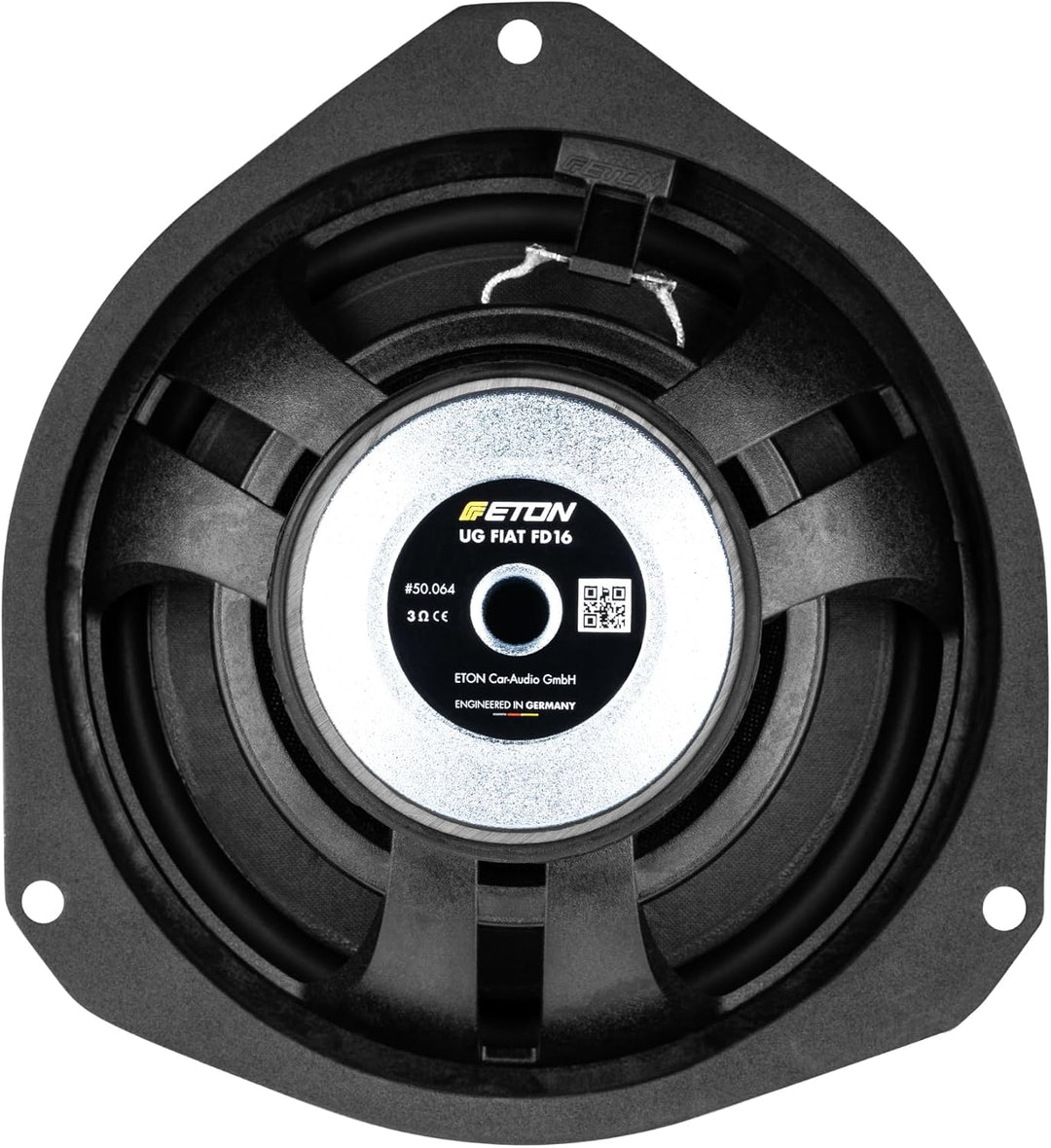 ETON UG FIAT FD16 – 16,5 cm (6,5“) Plug & Play Komponenten System, passgenaues Lautsprechersystem ko