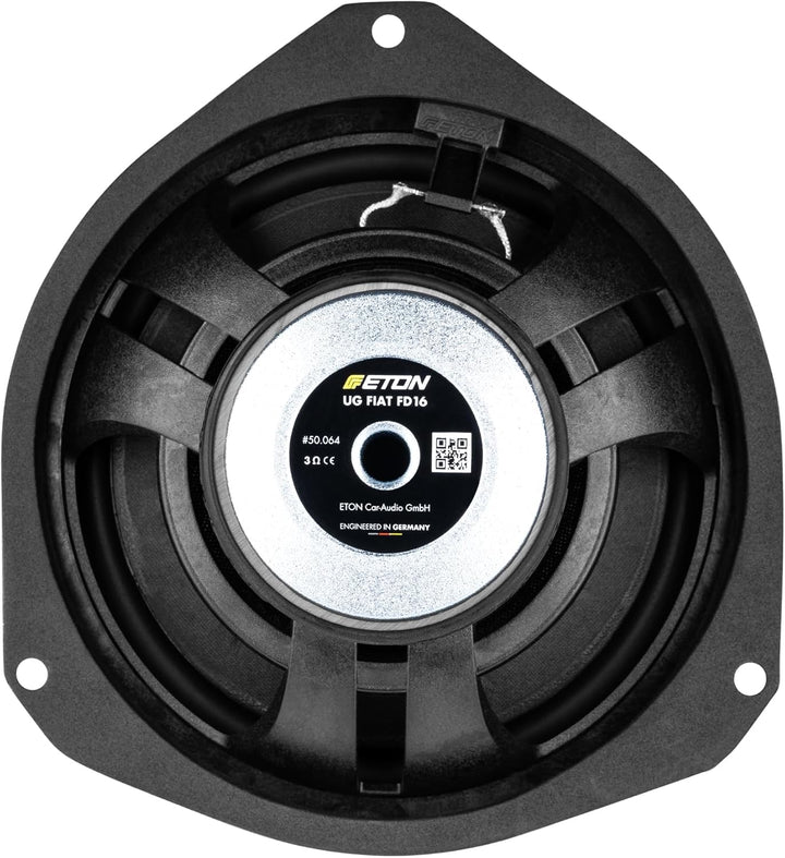 ETON UG FIAT FD16 – 16,5 cm (6,5“) Plug & Play Komponenten System, passgenaues Lautsprechersystem ko