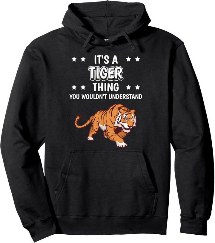 Ist so ein Tiger Ding Lustiger Spruch Tiger Pullover Hoodie