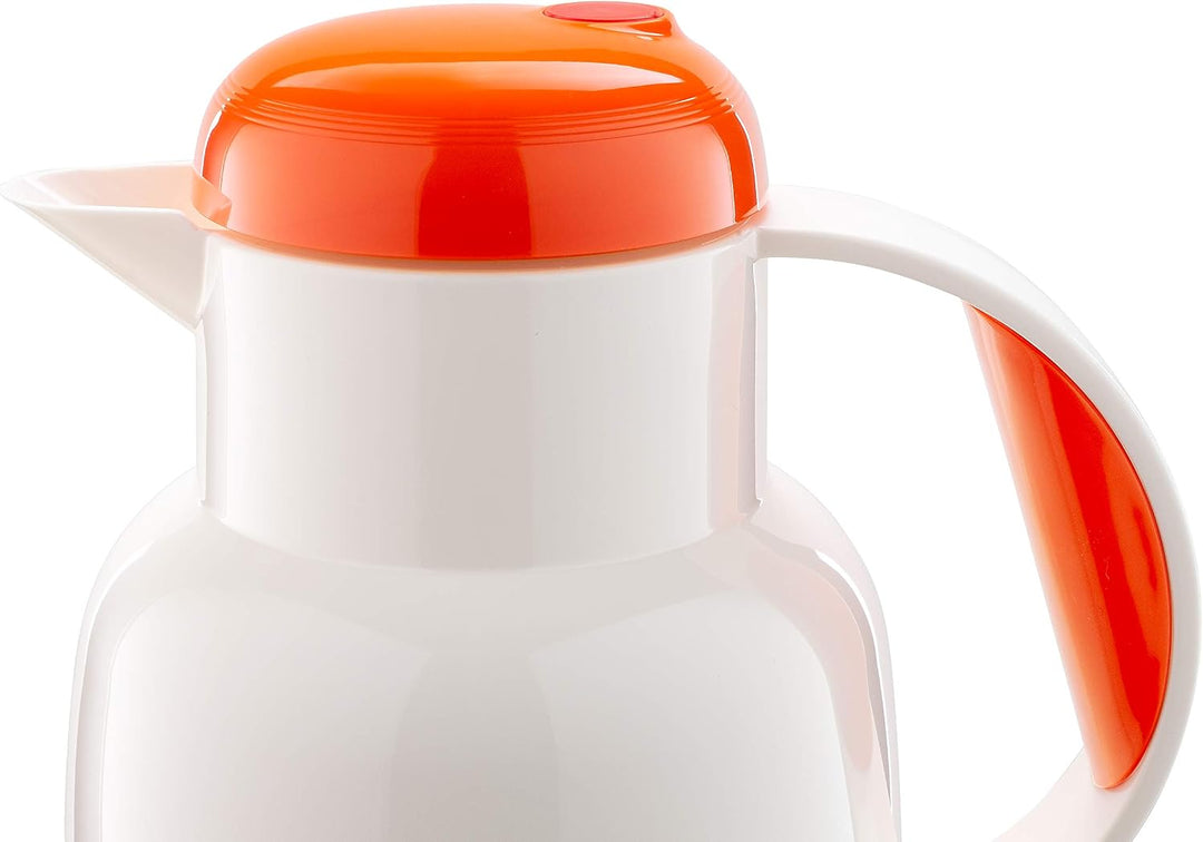 ROTPUNKT Isolierkanne 970 JENNE 1,0 l | Zweifunktions-Drehverschluss | BPA Frei- gesundes Trinken |