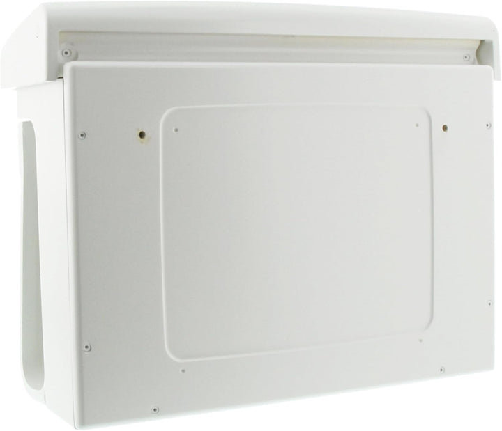 Burg-WÄCHTER Briefkasten mit Zeitungsfach ohne Namensschild, Kunststoff, Einwurf-Format DIN C4, 2 Sc