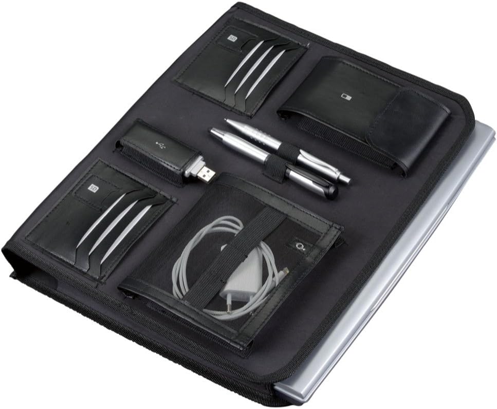 Alumaxx Pilotenkoffer Discovery, Trolley aus Aluminium, Rollkoffer schwarz, Businesstrolley, Aktenko