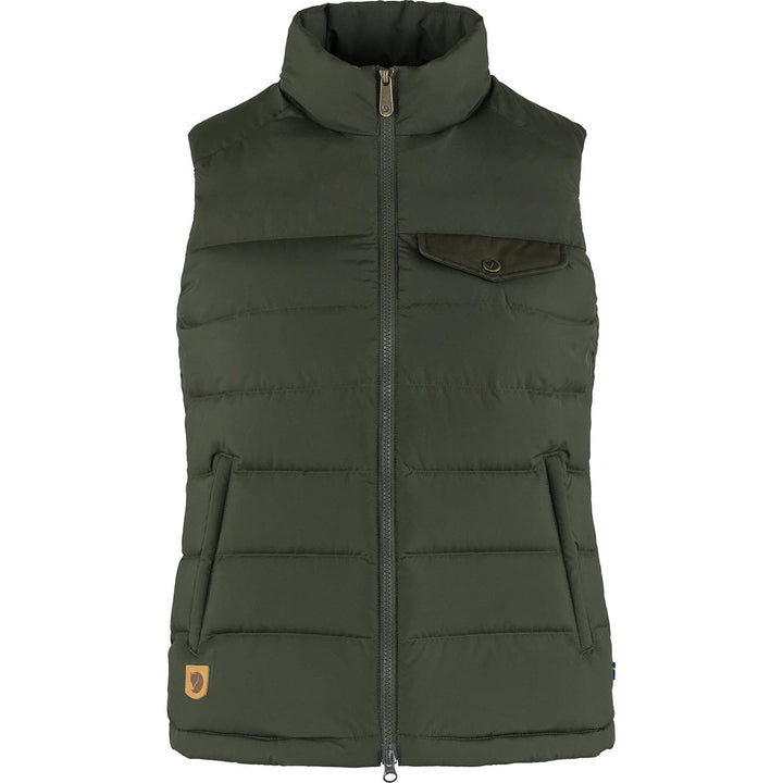 Fjallraven Damen Greenland Down Liner Vest W Sport Jacket (1er Pack) XS Dunkles Waldgrün, XS Dunkles