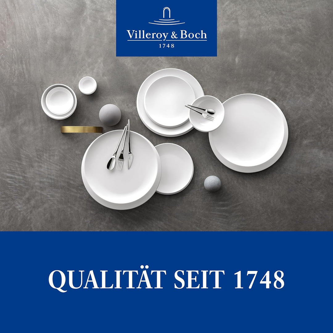 Villeroy &amp; Boch – NewMoon Besteck Set 30 teilig für 6 Personen, spülmaschinenfest, Besteckset, Tafel