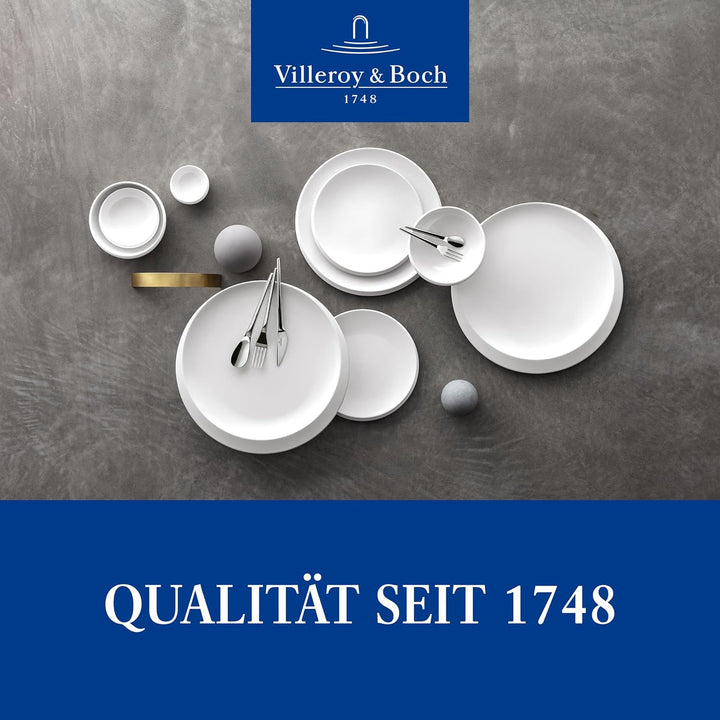 Villeroy &amp; Boch – NewMoon Besteck Set 30 teilig für 6 Personen, spülmaschinenfest, Besteckset, Tafel
