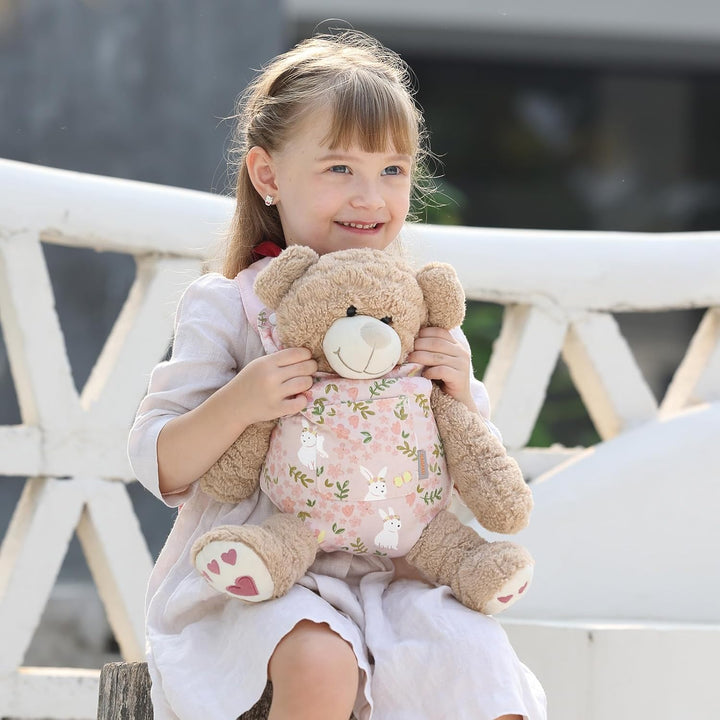 GAGAKU Puppentrage ab 3 Jahre Bauchtrage Babypuppen Zubehör Schultergurte Babytrage Puppe Kleinkind
