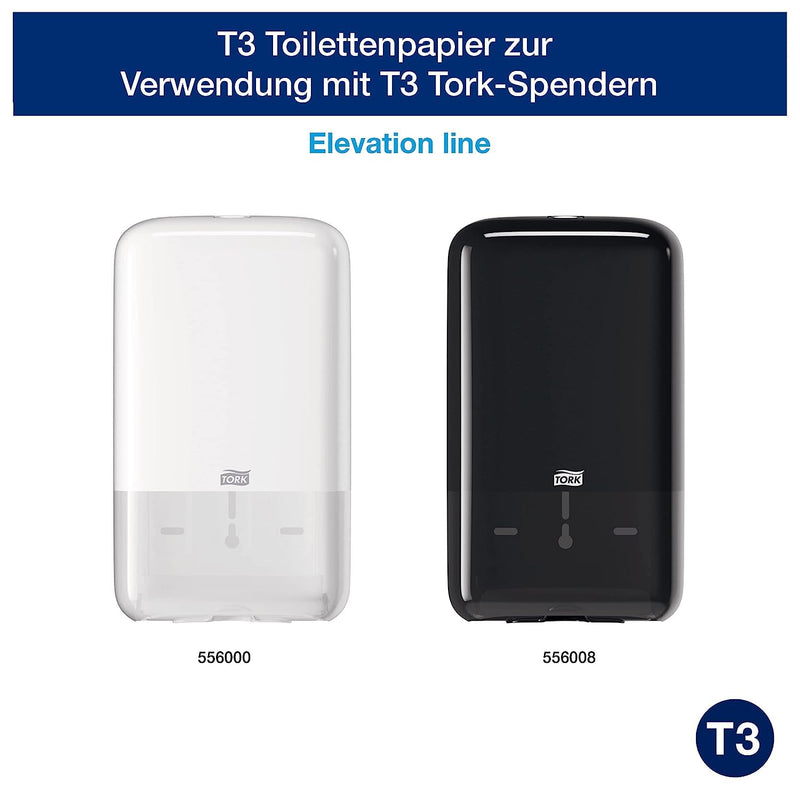 Tork Toilettenpapierspender + Nachfüllpackung - T3 - Nachfüllpackung extra weiches gefaltetes Toilet