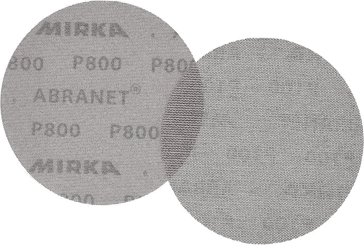 Mirka Abranet Netz-Schleifscheiben Ø 150 mm Klett / Korn P800 / 50 Stk / zum Schleifen von Holz, Spa