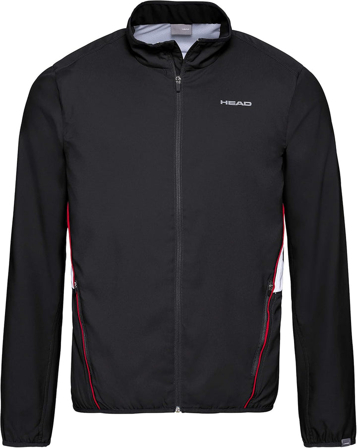 HEAD Herren Club Jacket M Tracksuits S Schwarz, S Schwarz