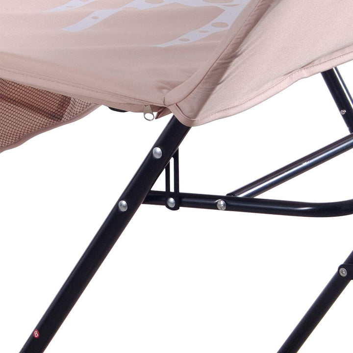Baby Wickelkombi - klappbare Wickelkommode, mobiler Wickeltisch mit Wickelauflage, Sicherheitsgurt u