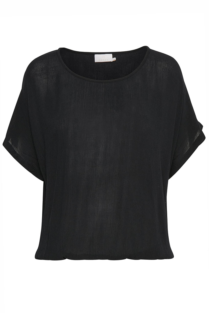 KAFFE Damen Bluse ärmellos KAamber KAamber Stanley Kurzarm 38 Black Deep, 38 Black Deep
