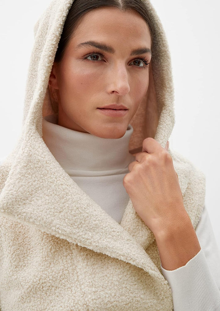 s.Oliver Damen Sweatshirt ärmellos, 40 Beige