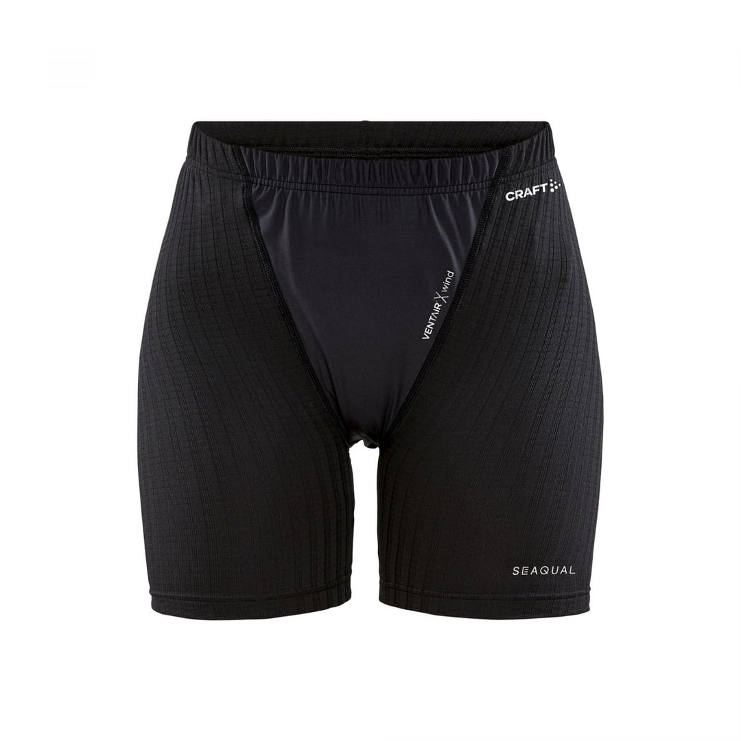 Craft Damen Active Extreme X Wind Boxer W Baselayer-Unterwäsche XL Black/Granit, XL Black/Granit