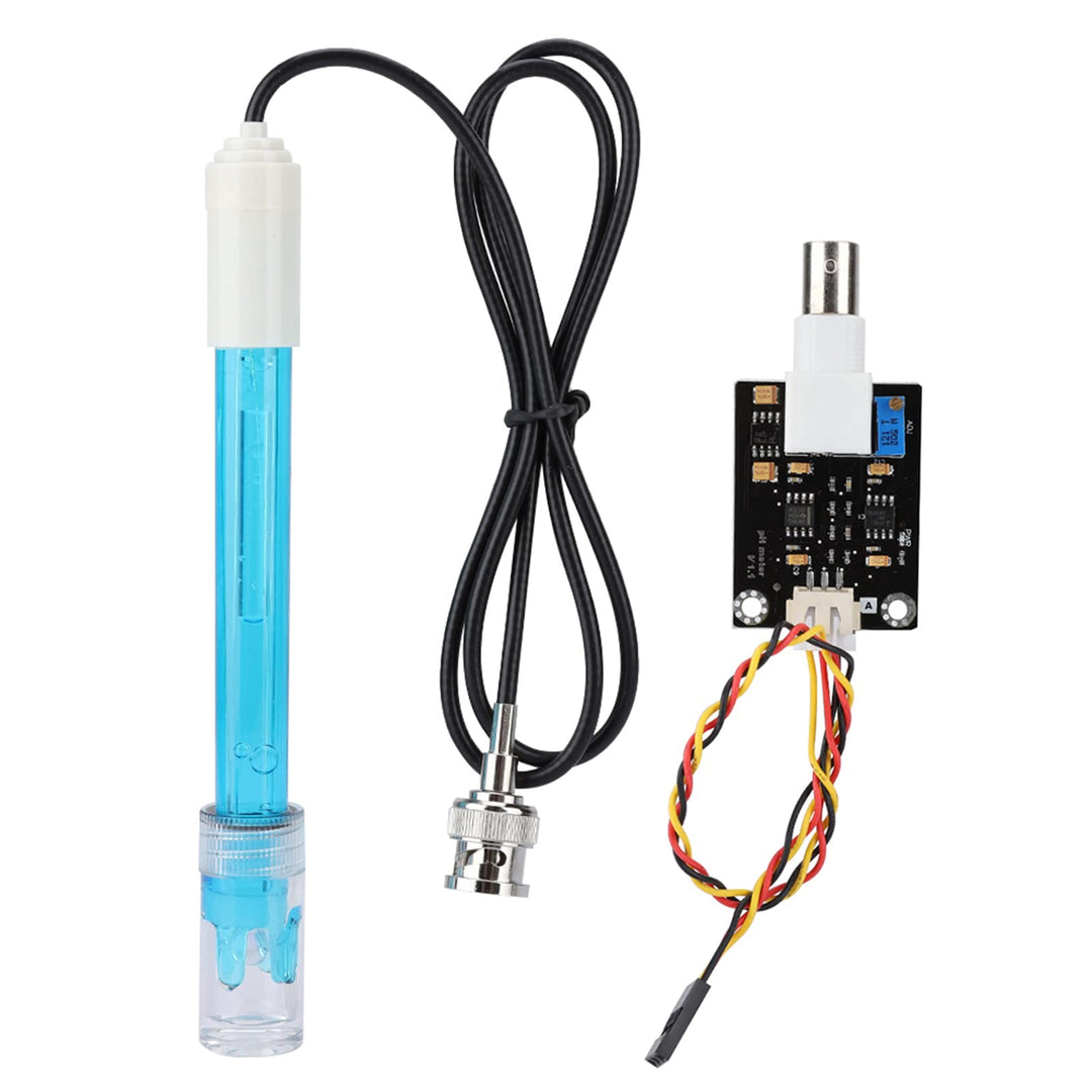 Elprico PH-Sensormodul, digitales PH-Messgerät PH-Sensormodul + PH-Sonden-Verbundelektroden-Testcode