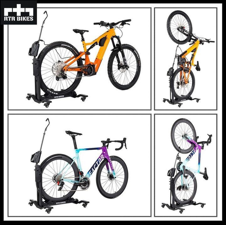RTR BIKES Brutus UP PRO Professional Freistehender Fahrradständer ohne Befestigung - Ideal für Ihre