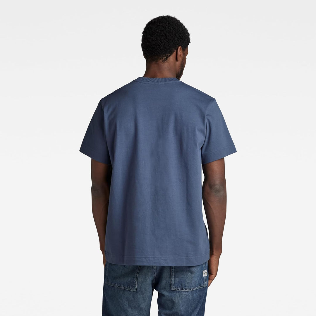 G-STAR RAW Herren Essential Loose T-Shirts XS Blau (Vintage Indigo D23471-c784-g278), XS Blau (Vinta
