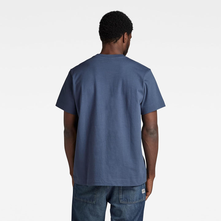 G-STAR RAW Herren Essential Loose T-Shirts XS Blau (Vintage Indigo D23471-c784-g278), XS Blau (Vinta