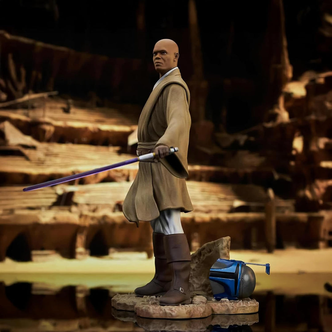 Diamond Select - Star Wars Premier Collection AOTC Mace Windu Statue