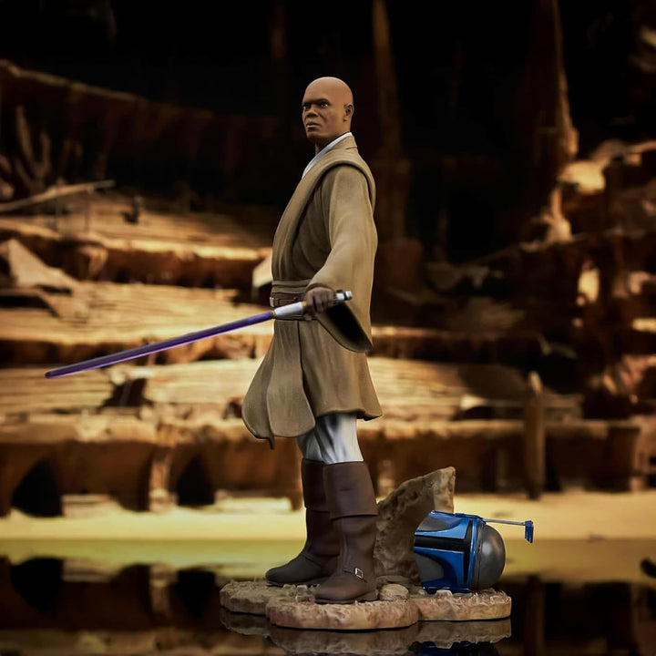 Diamond Select - Star Wars Premier Collection AOTC Mace Windu Statue