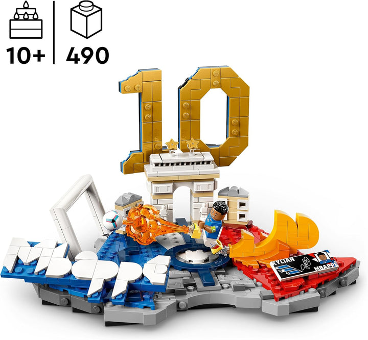 LEGO Editions Kylian Mbappé – Fussball-Highlights Spielzeug - 3D Modellbau mit Minifigur zum Sammeln