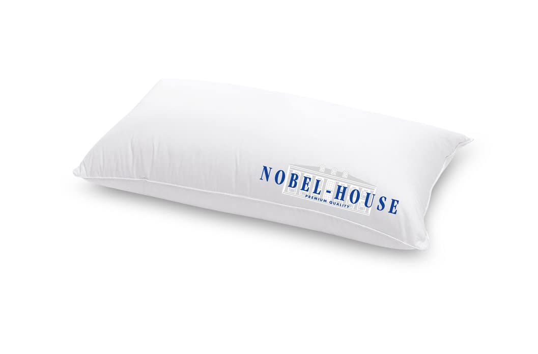 Hanskruchen Nobel House Luxus Kopfkissen, 70% Federchen / 30% Daunen, 40 x 80 cm