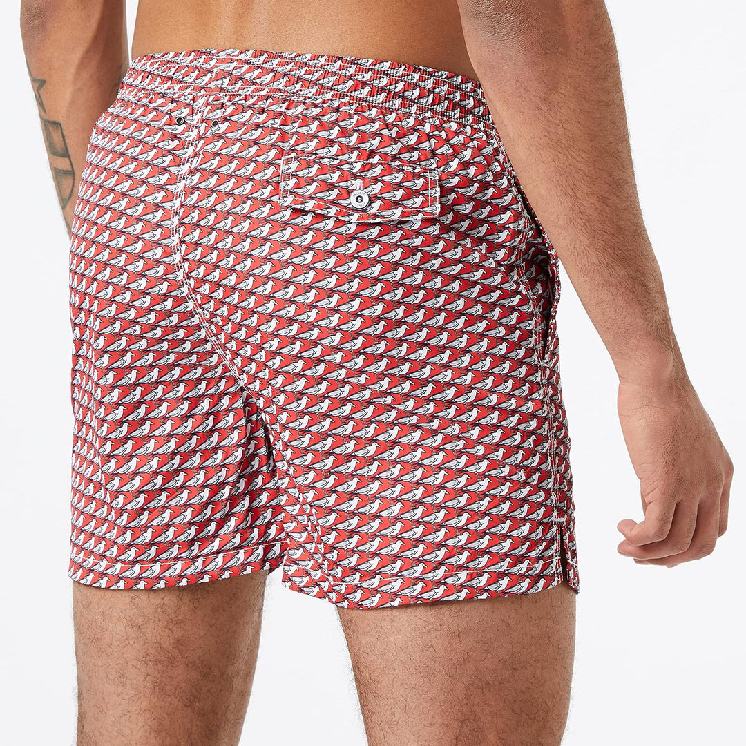 Hackett London Herren Shorts Seagulls L 2fnracing Red, L 2fnracing Red